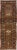 Antique Serab Brown Handmade Distressed Wool Runner For Sale - Image 10 of 10