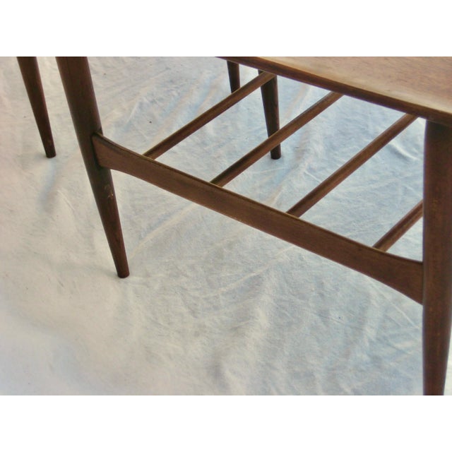 1960s Mid Century Surfboard Danish Style Side Tables - a Pair For Sale - Image 12 of 13