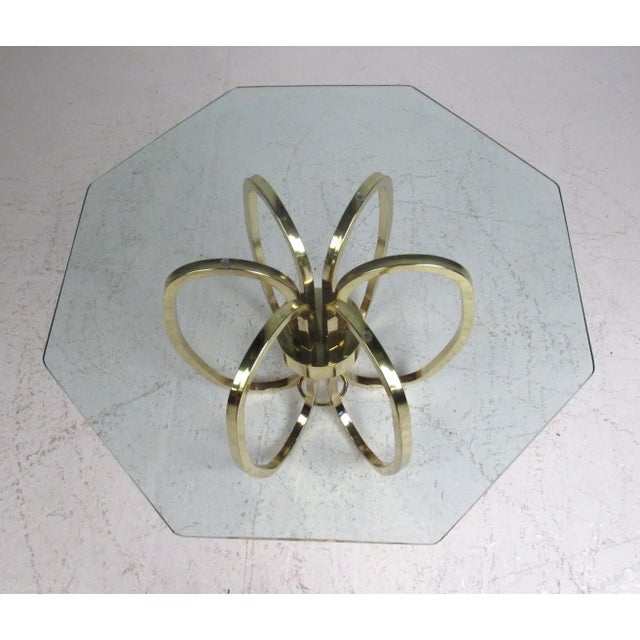 Contemporary Decorators Style Coffee Table For Sale - Image 3 of 9