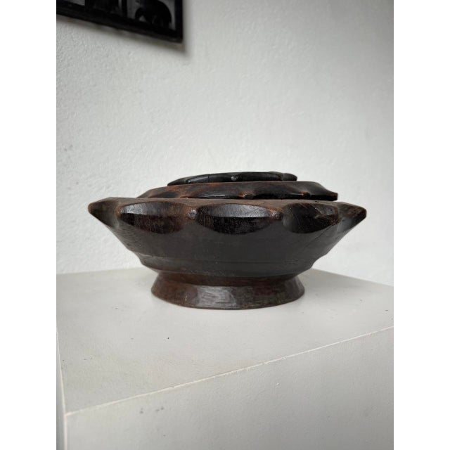 Savoyard Brutalist Folk Art Wooden Dishes, 1950s, Set of 3 For Sale - Image 18 of 18