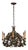 Eclectic Mistletoe Chandelier For Sale