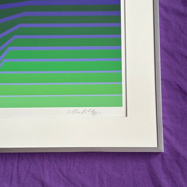1990s Ilile C, Serigraph by Victor Vasarely, Artist's Edition For Sale In West Palm - Image 6 of 9