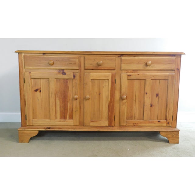 Ethan Allen Farmhouse Pine Sideboard Buffet Chairish