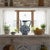 Traditional Handmade Ceramic Ewer (20cm) – Blue and White Panel Pattern – Traditional Ibrik Form For Sale - Image 3 of 13