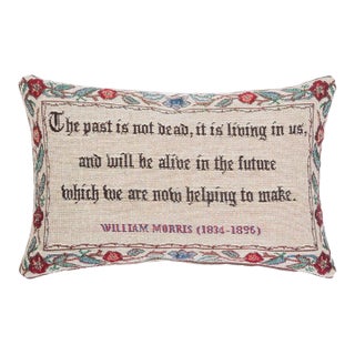 The Past Is Not Dead Fibre Filled Tapestry Cushion - 20x32cm (8"x13") For Sale
