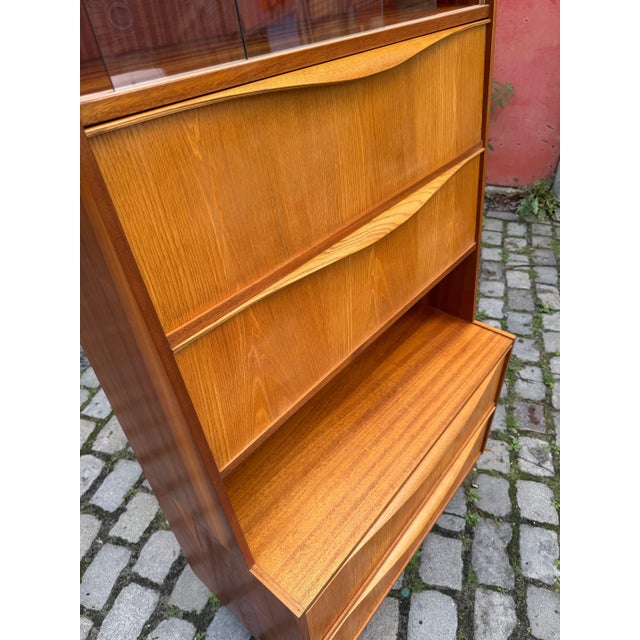 Cabinet with Folding Compartments & Display Case from VEB Möbelindustrie Halle For Sale - Image 10 of 11