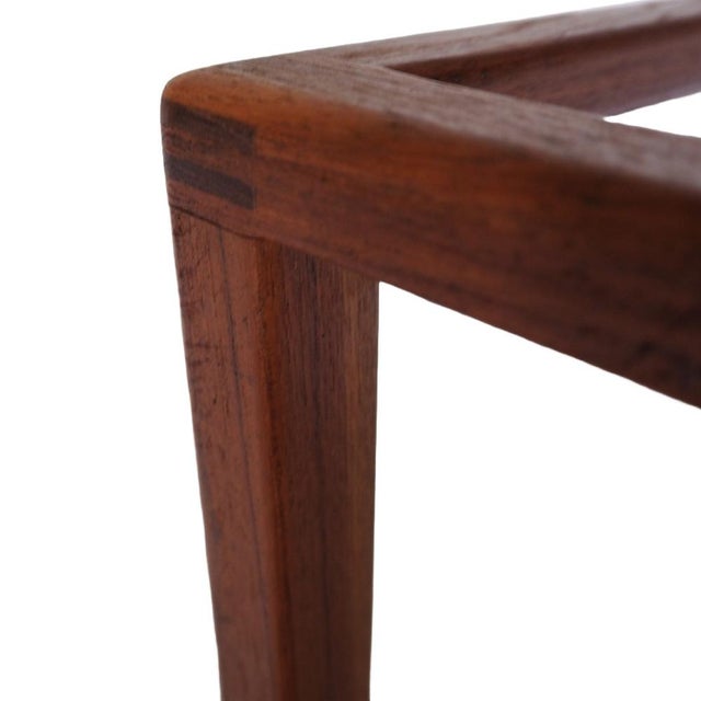 Mid-Century Swedish Modern Lambskin and Teak Stool, 1960s For Sale - Image 15 of 18