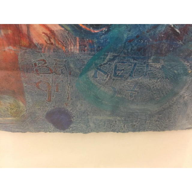 Abstract Elke Behrens Abstract Painting "Berkeley 94707 For Sale - Image 3 of 5