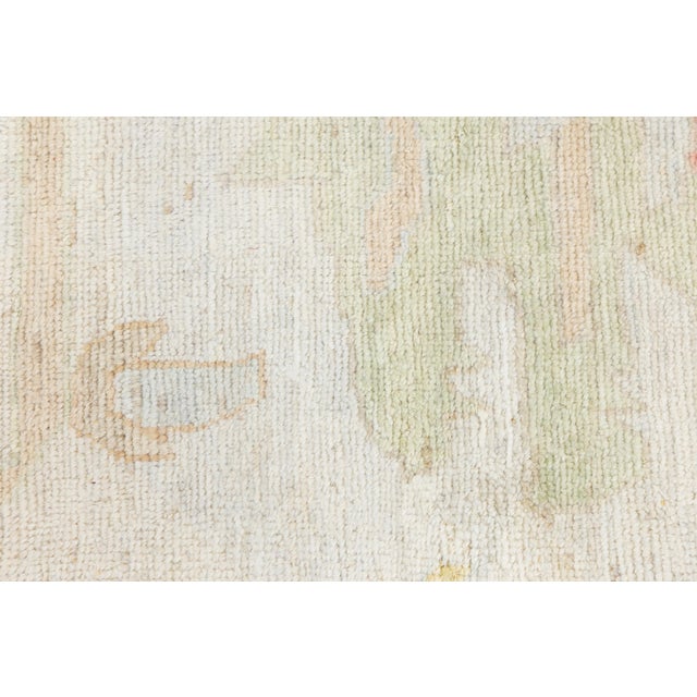 Grand Scale Modern Oushak Style Rug 14' X 19' Hand-Knotted Wool For Sale - Image 9 of 11