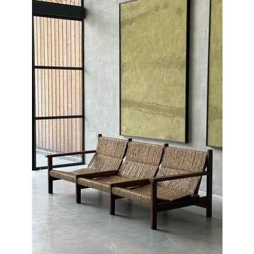 A Midcentury Spanish Bench Sofa For Sale - Image 10 of 10