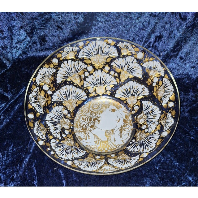 Vintage Glass Annual Plate by Björn Wiinblad, 1976 For Sale - Image 6 of 6