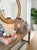 Vintage Industrial Mesh Lantern Table Lamp With Jute Rope Handle For Sale - Image 10 of 12