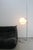 Vintage Italian Space Age Floor Lamp in Aluminum and Opal Glass, 1970s For Sale - Image 4 of 11