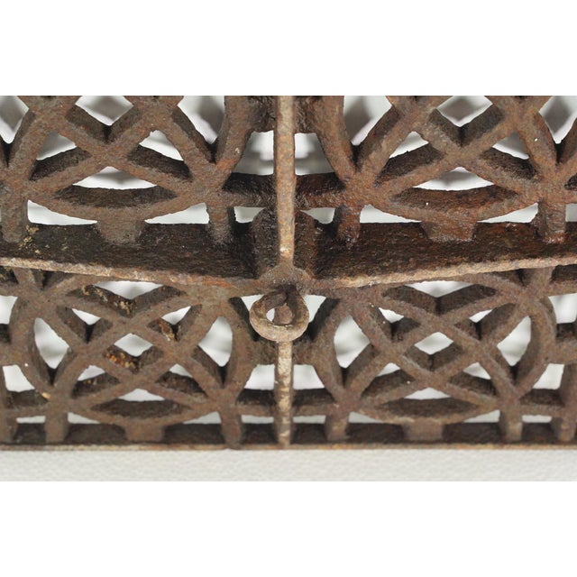 Vintage European Cast Iron Coal Hole Grill Cover For Sale - Image 4 of 6