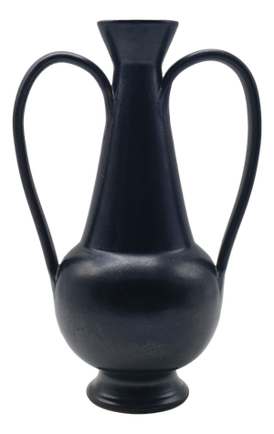 Black Bucchero Ceramic Jug by Gio Ponti for Costantino, Italy, 1998