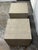 Metal Restoration Hardware Gray Shagreen Plinth Side Tables, Pair For Sale - Image 7 of 12