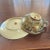 Textile Late 19th Century Meiji Period Satsuma Cup and Saucer With Shimazu Family Crest on Saucer For Sale - Image 7 of 8