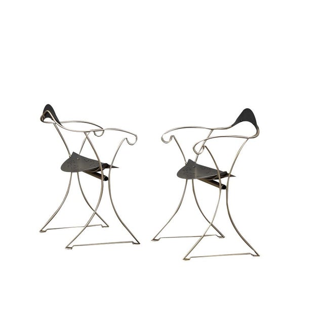 Set of Clessidra Chairs by Ricardo Dalissi for Zanotta For Sale - Image 14 of 14