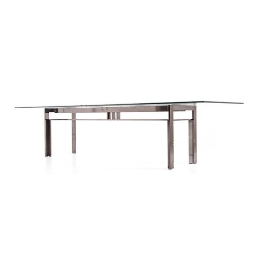 Carlo Scarpa Mid-Century Doge Table with Aluminum Base by Carlo Scarpa for Cassina, Italy For Sale - Image 4 of 14