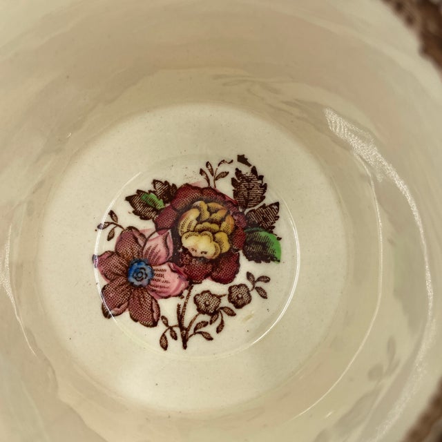 Set of 3 Vintage Royal Staffordshire "Tonquin" Demitasse Cups by Clarice Cliff For Sale In Boise - Image 6 of 9
