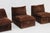 Vintage Brown Velvet Modular Sofa, Italy, 1970s, Set of 5 For Sale - Image 12 of 13