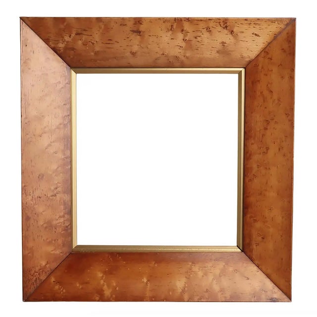 Mid 19th Century Antique English Birdseye Maple Picture Frame, 1840 For Sale - Image 5 of 5