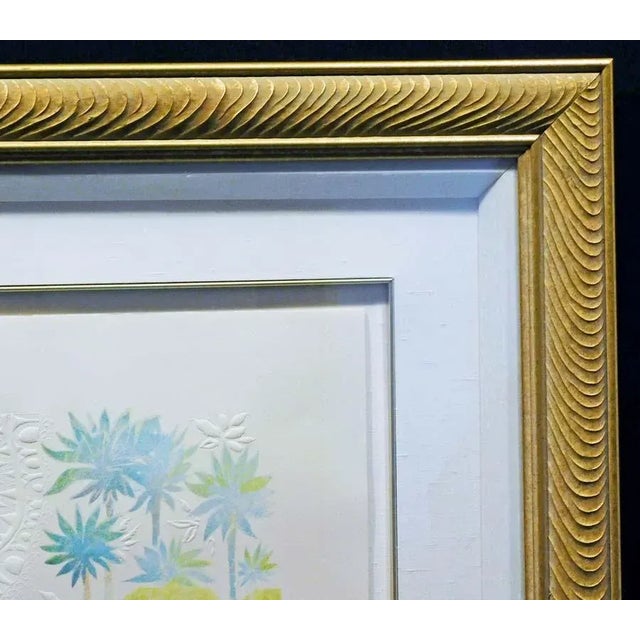 Sunol Alvar Suite Biblique II/The Exodus" Lithograph with Embossing Framed For Sale - Image 10 of 11