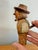 Rare circa 1920s vintage hand-carved and hand-painted cork wine stopper. The man has a charmingly painted face, hat, and...