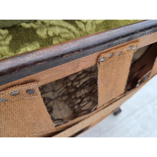 Vintage Danish Relax Chair in Furniture Velour, 1950s For Sale - Image 17 of 18