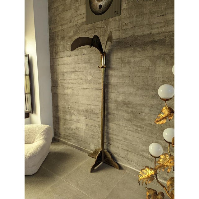 Regency Palm Tree Sculpture Coat Rack, 1970s For Sale - Image 6 of 12