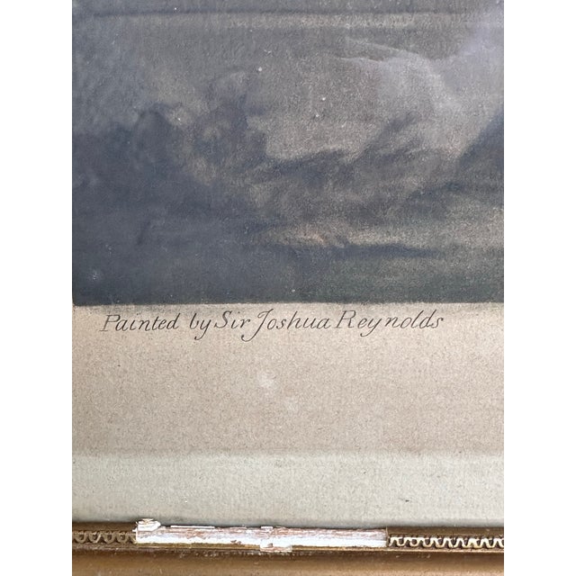 Printmaking Materials Large 18th C. Mezzotint: Viscountess Townshend by Valentine Green After Reynolds For Sale - Image 7 of 7