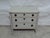 This is a Unique Gustavian Style 3 Drawer Chest Of Drawers. its been restored and repainted with Milk paints "Oyster White"