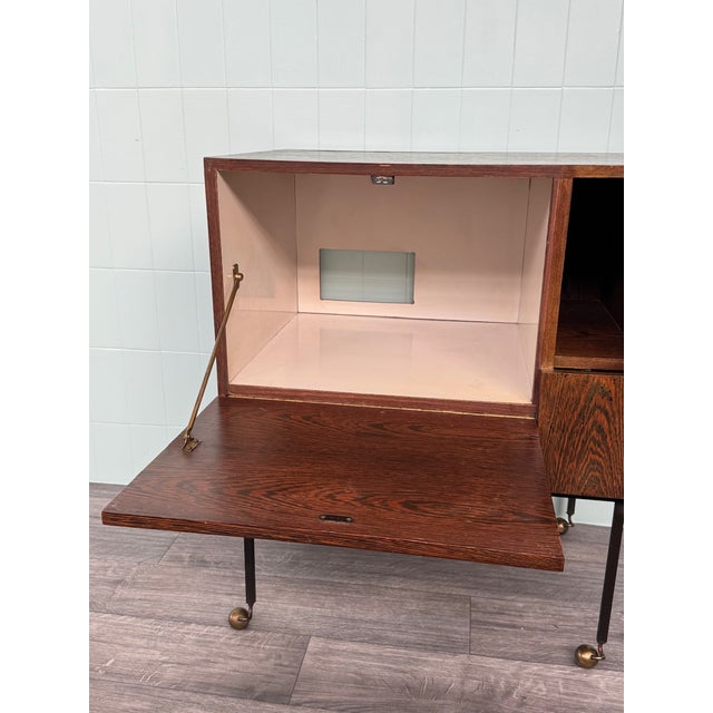 Mobile Cabinet in Wood and Metal, 1960s For Sale - Image 11 of 18