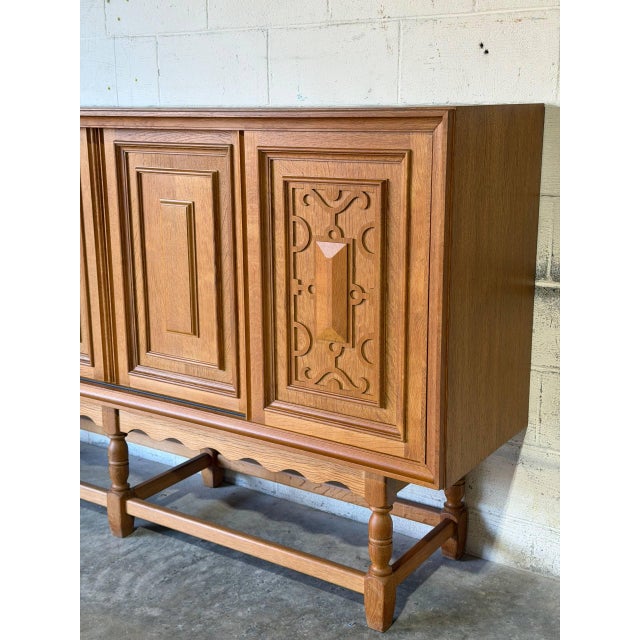 Axel O. Rock Otterup Møbelfabrik Sideboard Credenza Oak Danish Mid-Century Modern 1962 For Sale - Image 9 of 15