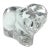 Crystal Glass Lion Statue Sculpture Signed Neil Cohen For Sale
