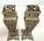 Brass Pair of Antique Victorian Reticulated Open Worked Nickel Plated Brass Vases For Sale - Image 8 of 11