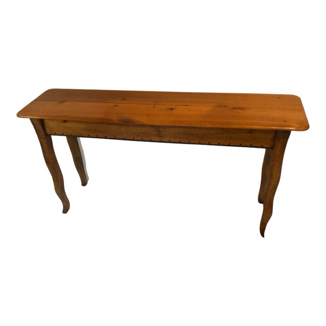 1940s Pine Rustic Console Table Chairish
