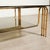 Coffee Table in Gold-Colored Metal & Smoked Glass, 1970s For Sale - Image 16 of 18