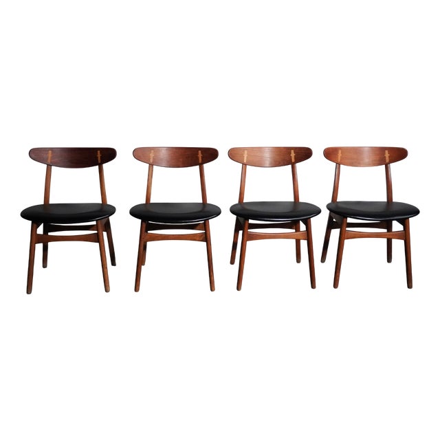 CH 30 Chairs by Hans J. Wegner for Carl Hansen & Søn, Denmark, 1960, Set of 4 For Sale