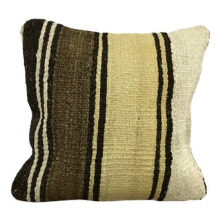 1960s Oushak Handmade Decorative Pillow Cover For Sale