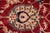 Shabby Chic 1990's Floral Pak-Persian Red/Blue Wool Rug - 9'0'' X 12'5'' For Sale In New York - Image 6 of 9