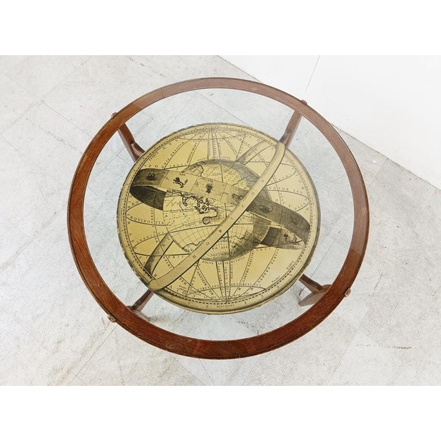 Brown Mid-Century Italian Coffee Table, 1950s For Sale - Image 8 of 9