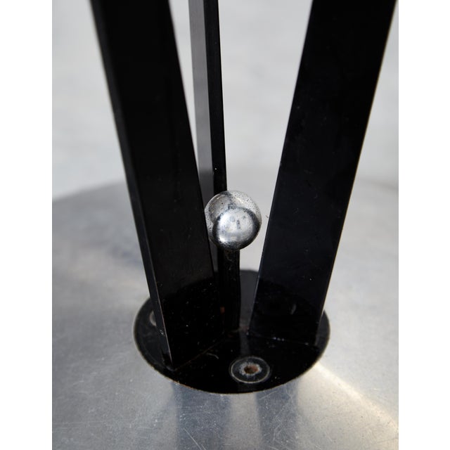 Metal Dry Martini Bar Stool by Pedro Miralles for Akaba, 1980s, Set of 4 For Sale - Image 7 of 14