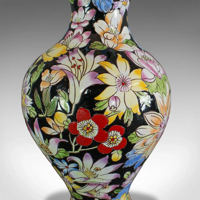 1880s Cloisonne Decorative Vase Baluster Urn For Sale - Image 9 of 11