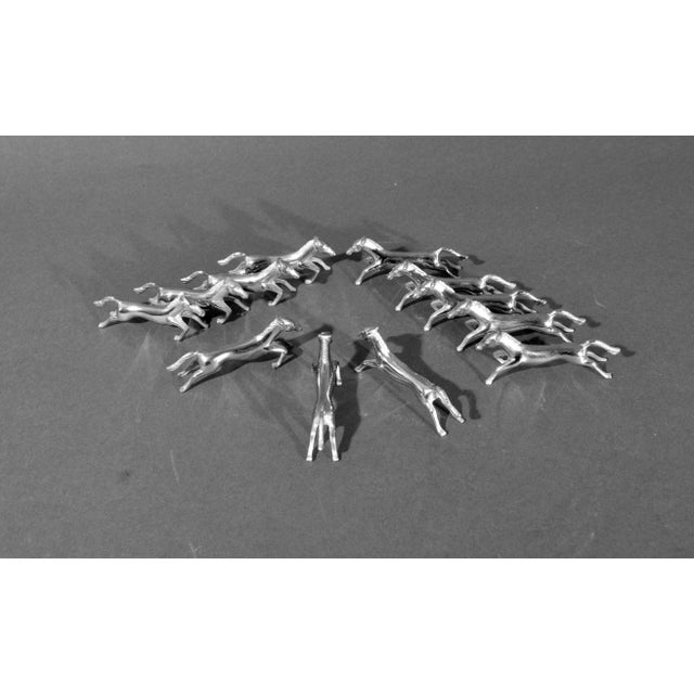 Modernist French Silver Plate Horse Knife Rests-Set of Twelve For Sale In Philadelphia - Image 6 of 8