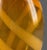 Mid-Century Modern Hand-Blown Cased Glass Warm Amber White Ribbon 14.5'' Vase For Sale - Image 6 of 10