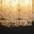1950's large cast glass square pendant chandelier. Extraordinary cast glass chandelier hand cut in the czech republic...