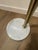 Adesso Brass Arc Floor Lamp, Brass and White Marble Finish For Sale In Milwaukee - Image 6 of 7