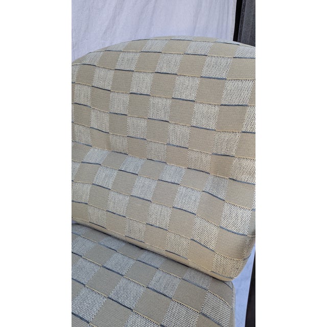 Postmodern Burl Wood Lounge Chair and Ottoman Attributed to Adam Tihany for Pace Collection, C. 1990, Italian For Sale - Image 10 of 10