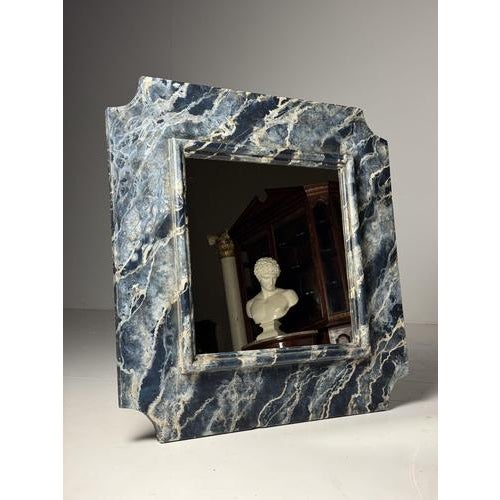 Faux Marble Painted Mirror, 1890s For Sale - Image 14 of 14